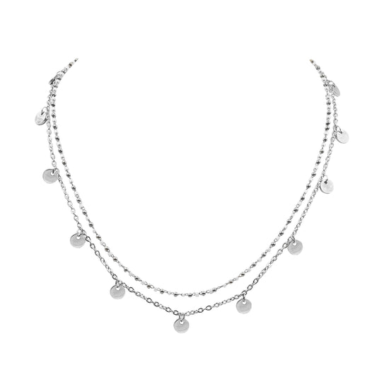 Goddess Collection - Silver Calico Necklace