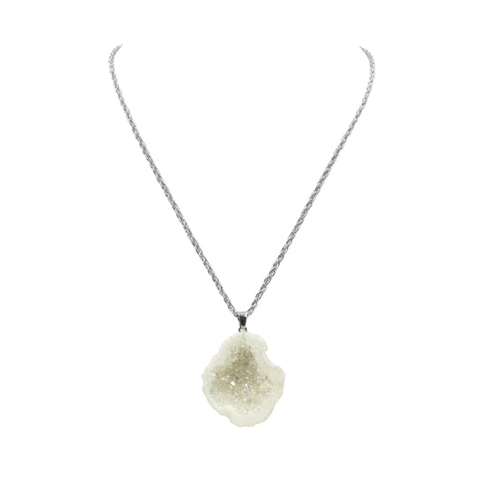 Goddess Collection - Silver Marella Quartz Necklace (Limited Edition)