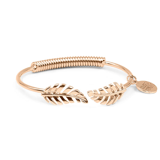 Goddess Collection - Rose Gold Laurel Leaf Bracelet