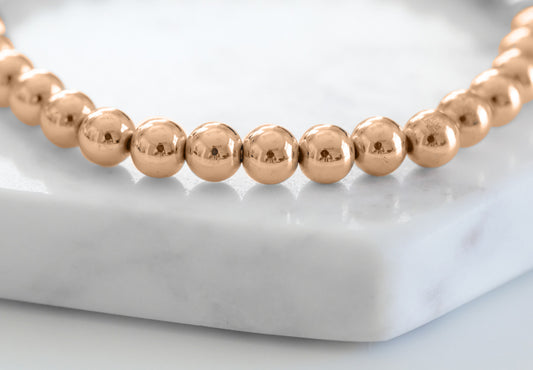 Goddess Collection - Rose Gold Demi Bracelet 6mm