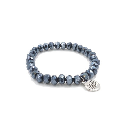 Halo Collection - Silver Indigo Bracelet - Kinsley Armelle