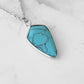 Ivy Collection - Silver Turquoise Necklace