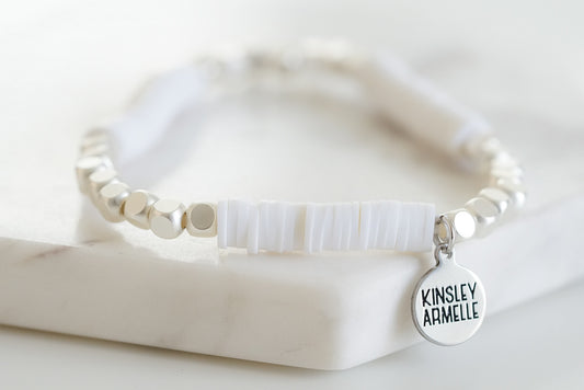 Livia Collection - Silver Ashen Bracelet