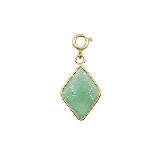 Maker Collection - Jade Diamond Charm