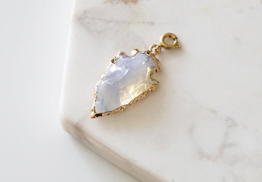 Maker Collection - Moonstone Arrowhead Charm