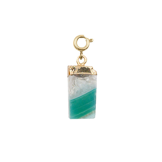 Maker Collection - Jade Raw Quartz Charm