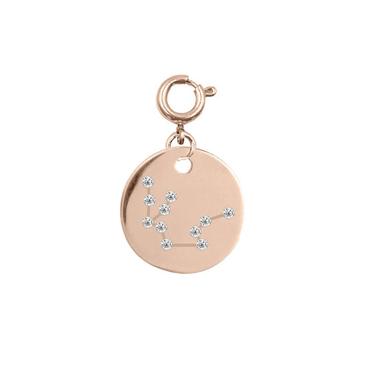 Maker Collection - Rose Gold Aquarius Zodiac Charm (Jan 20 - Feb 18) (Ambassador)