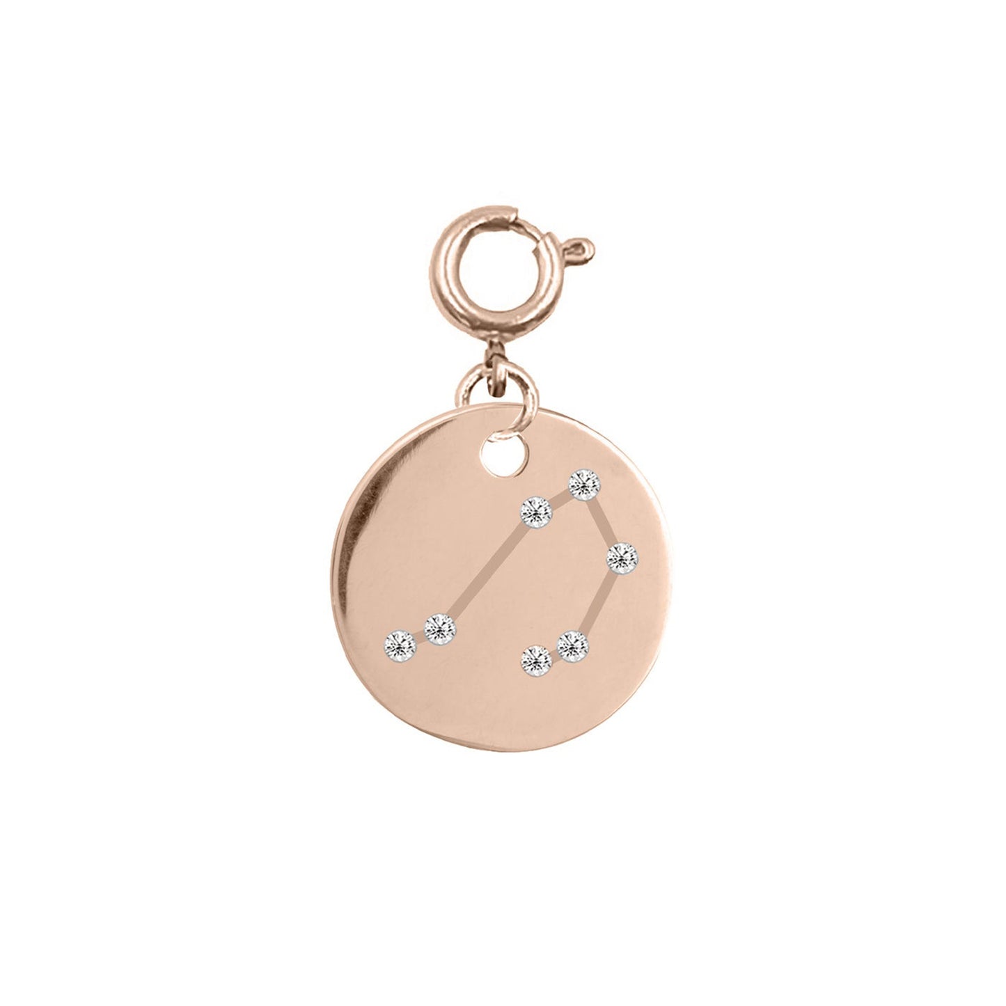 Maker Collection - Rose Gold Libra Zodiac Charm (Sep 23 - Oct 22) (Ambassador)