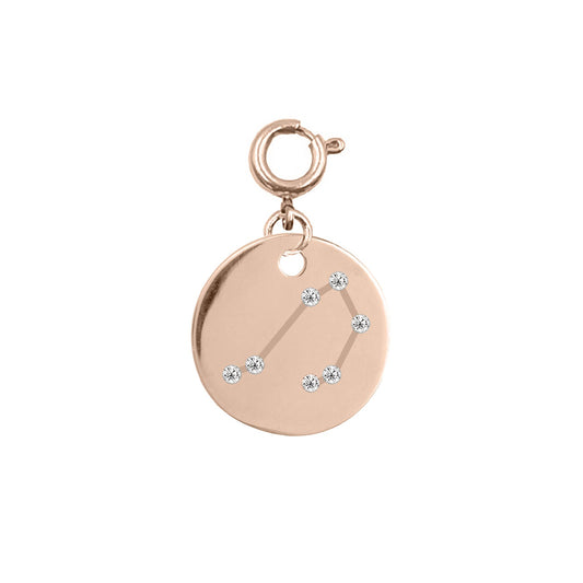 Maker Collection - Rose Gold Libra Zodiac Charm (Sep 23 - Oct 22) (Ambassador)