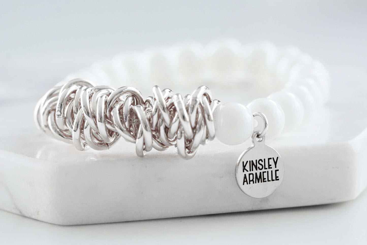 Miley Collection - Silver Ashen Bracelet