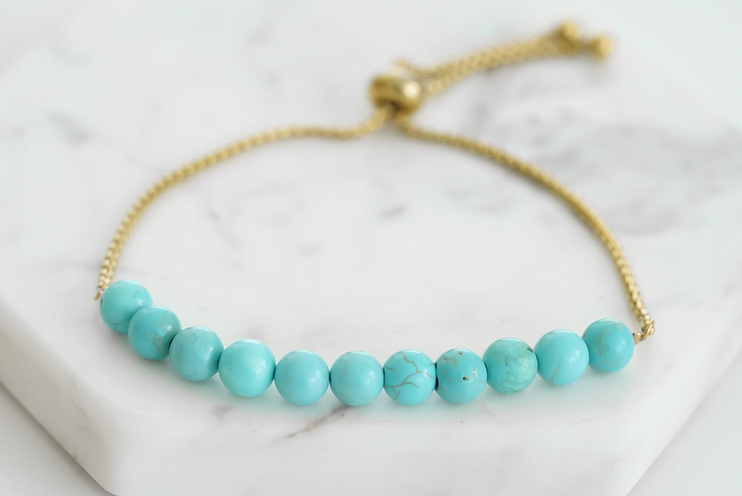 Nixie Collection - Aqua Marine Bracelet 6mm