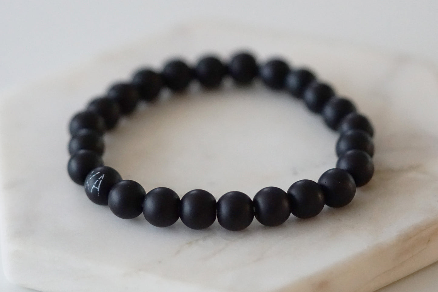 Orbit Collection - Coal Bracelet 8mm