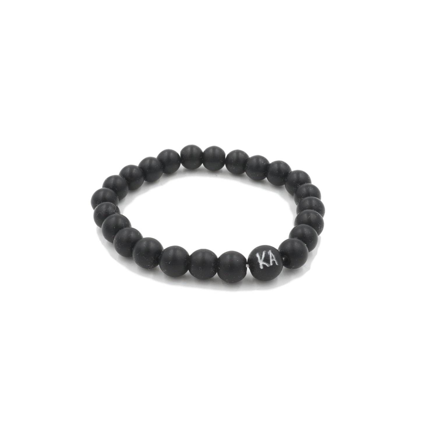 Orbit Collection - Coal Bracelet 8mm - Kinsley Armelle