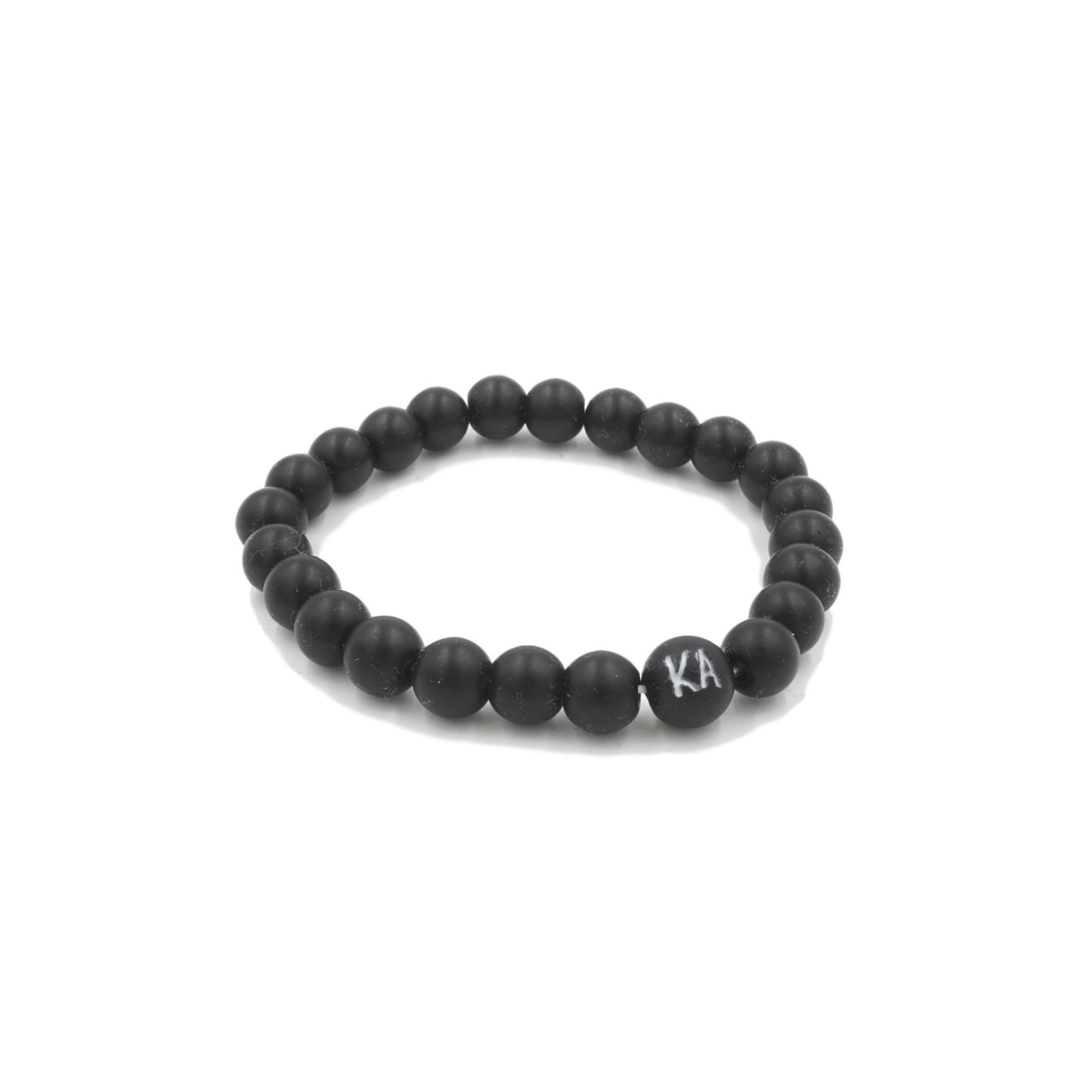 Orbit Collection - Coal Bracelet 8mm - Kinsley Armelle
