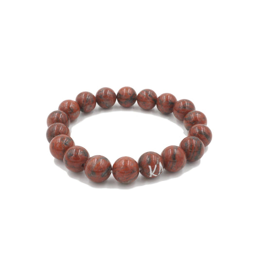 Orbit Collection - Jasper Bracelet 10mm - Kinsley Armelle