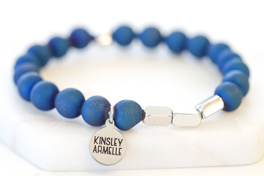 Pixie Collection - Silver Ondine Blue Bracelet