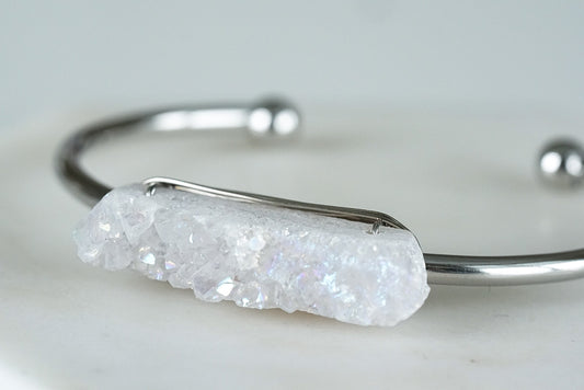 Prim Collection - Silver Quartz Bracelet