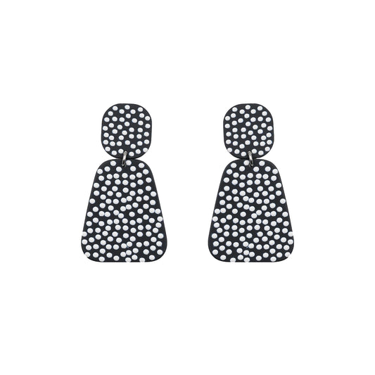 Rave Collection - Silver Dottie Earrings