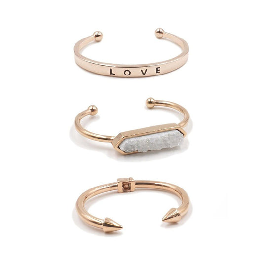 Rosé Bracelet Stack - Kinsley Armelle