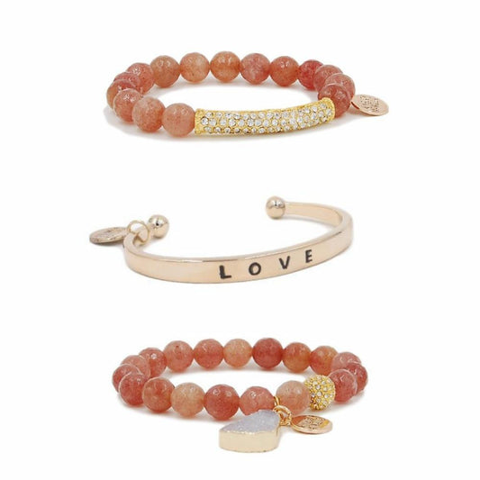 Ruby Bracelet Stack - Kinsley Armelle