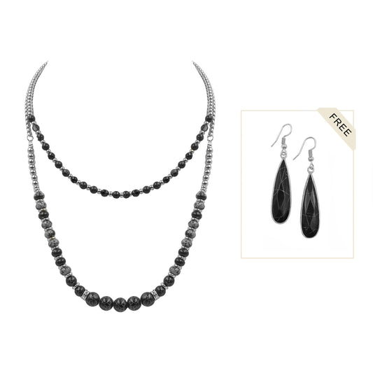 Silver Damira Jewelry Set