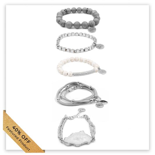 Silver Lylah Bracelet Stack (Featured Product)