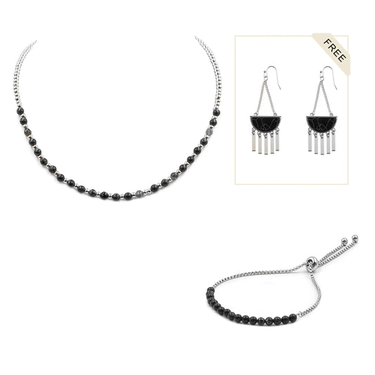 Silver Rowan Jewelry Set
