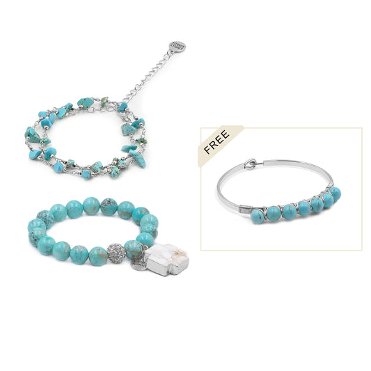 Silver Sedona Bracelet Stack