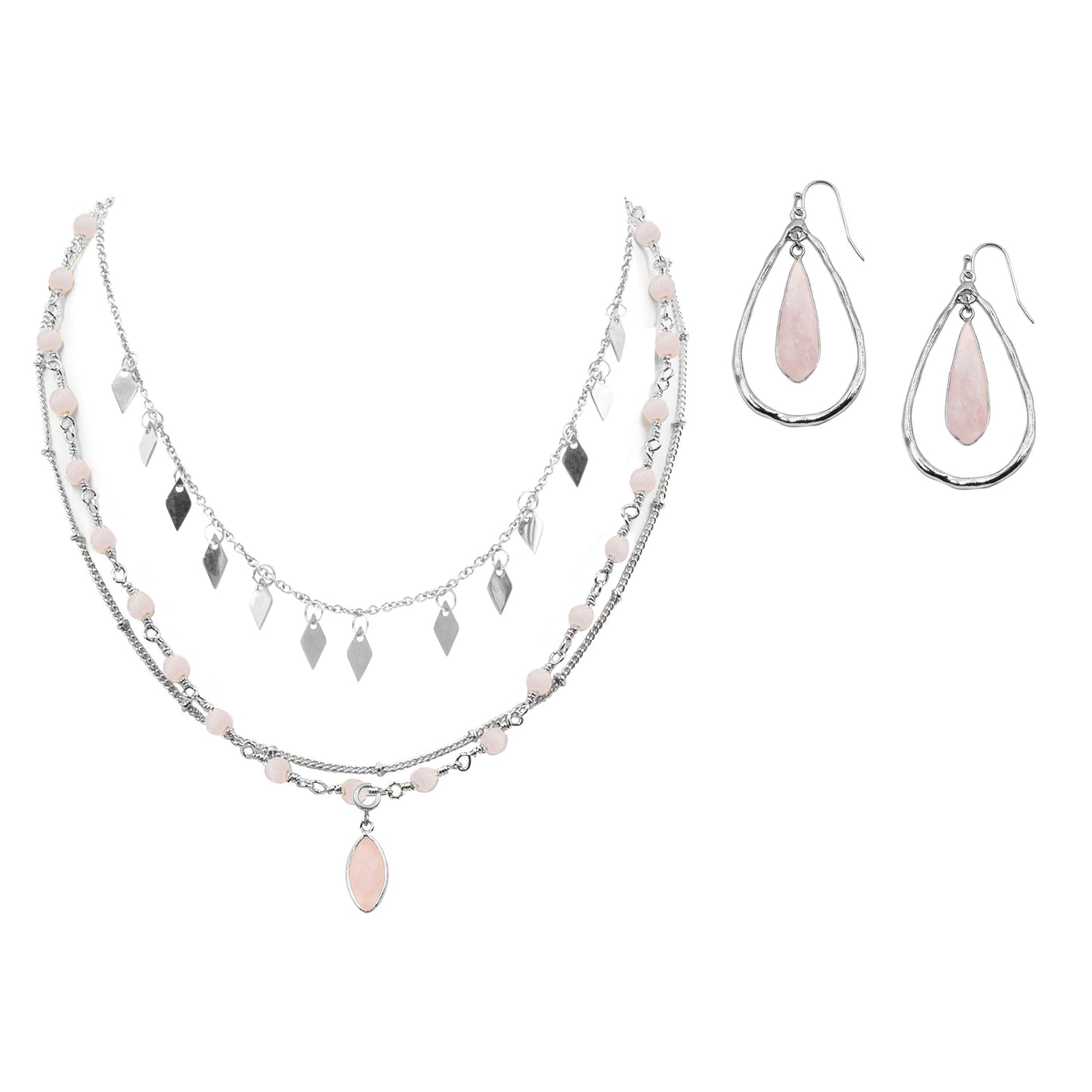 Silver Sonya Jewelry Set