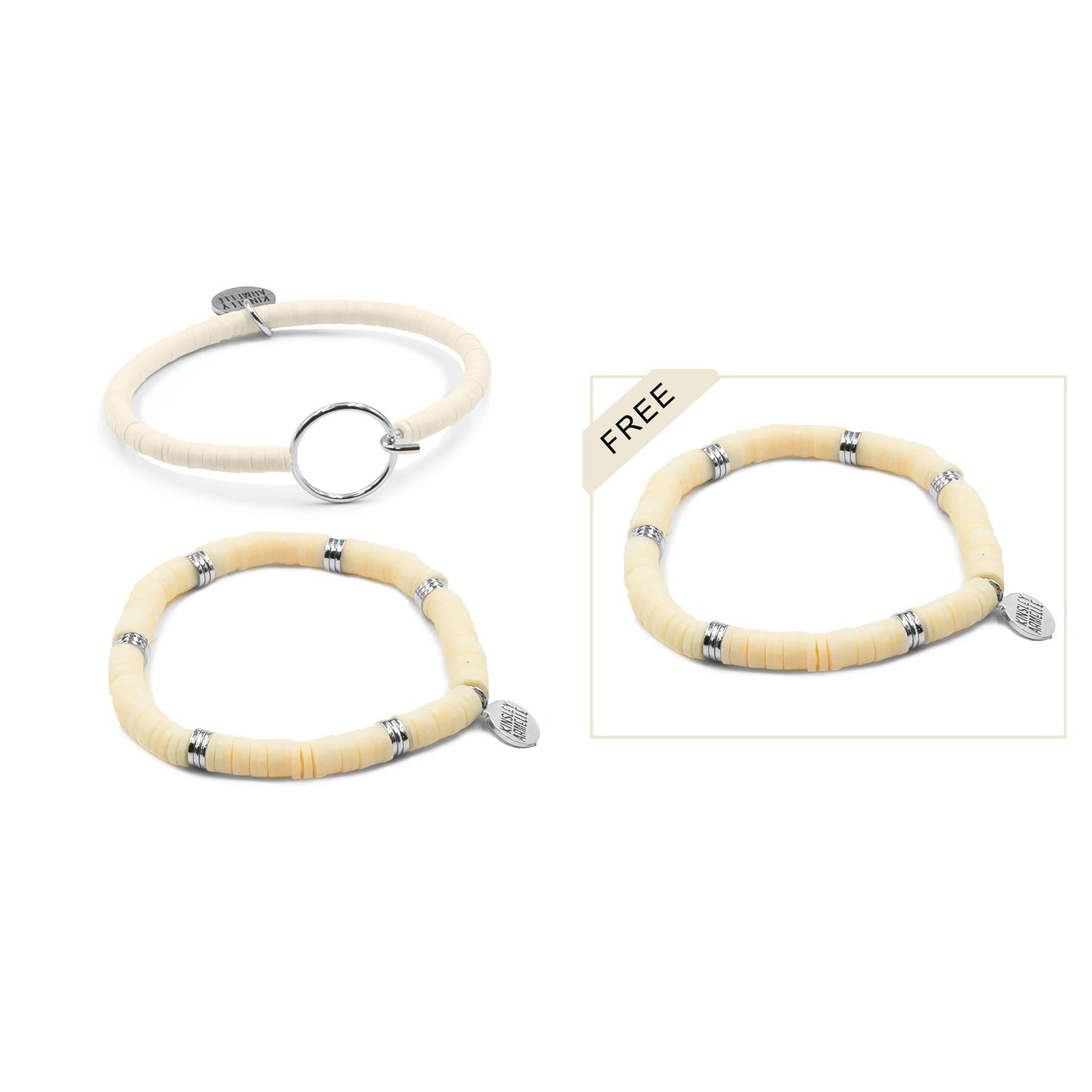 Silver Vida Bracelet Stack