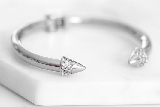 Spike Collection - Silver Bling Bracelet