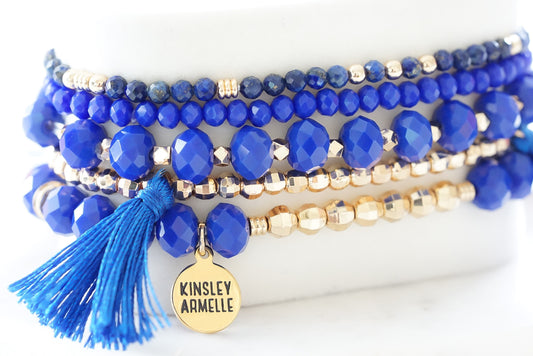 Stacked Collection - Cobalt Bracelet Set