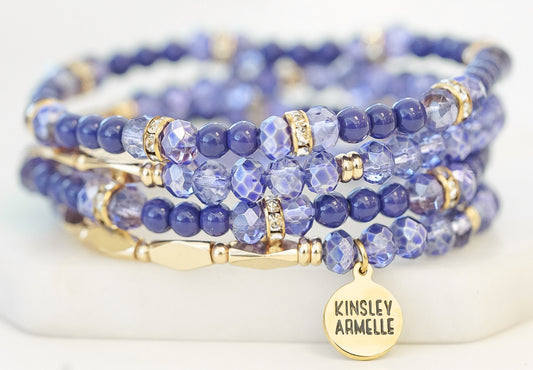 Stacked Collection - Indigo Bracelet Set