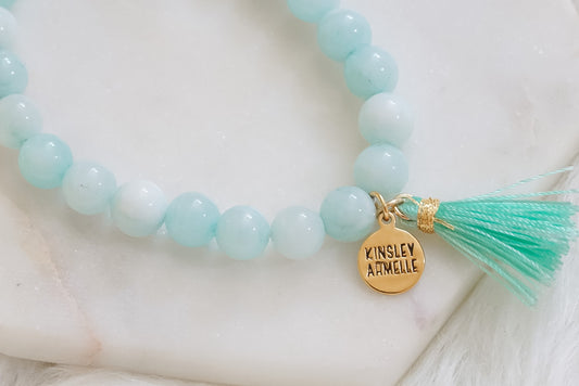 Tassel Collection - Mint Bracelet