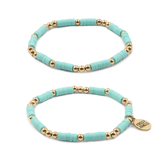 Thora Collection - Mint Bracelet Set
