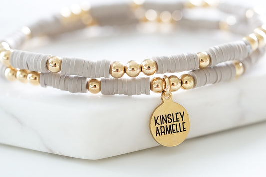 Thora Collection - Taupe Bracelet Set