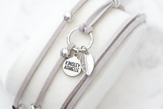 Wrap Collection - Silver Misty Bracelet