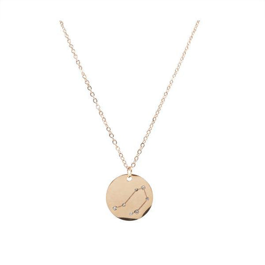 Zodiac Collection - Rose Gold Libra Necklace (Sep 23 - Oct 22) (Ambassador)