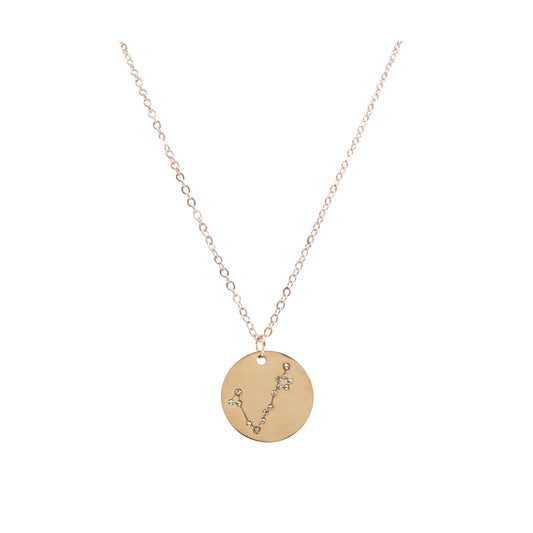 Zodiac Collection - Rose Gold Pisces Necklace (Feb 19 - Mar 20) (Ambassador)