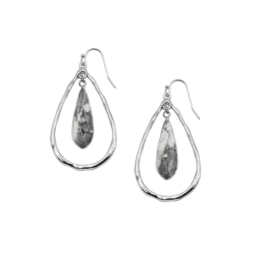Zuri Collection - Silver Calypso Earrings (Limited Edition)