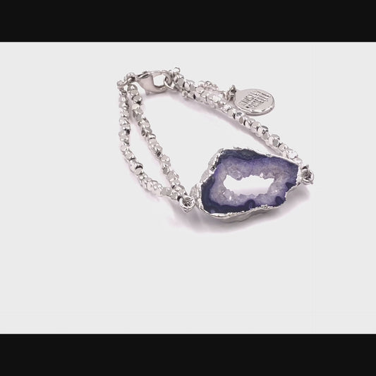 Agate Collection - Silver Royal Bracelet