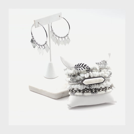Silver Fallon Jewelry Set (Featured Product)