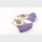 Agate Collection - Royal Fringe Earrings