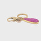 Accessory Collection - Blush Quartz Drop Keychain