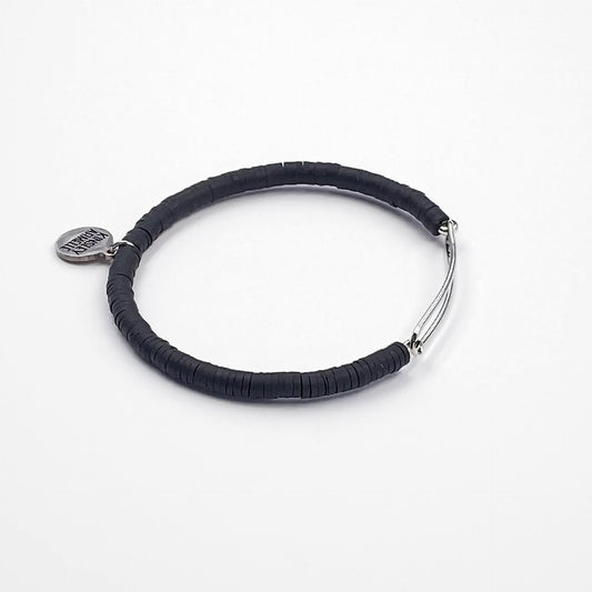 Charm Collection - Silver Raven Bar Bracelet